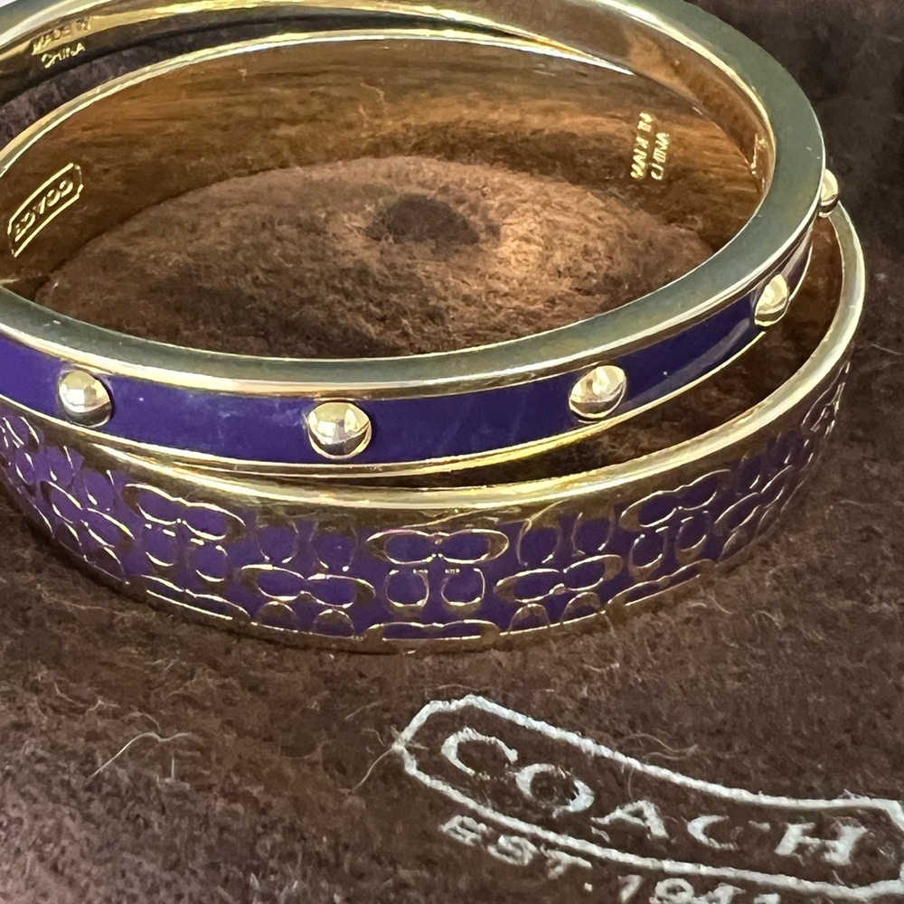 Coach Bangles/ Bracelets Set - image 1